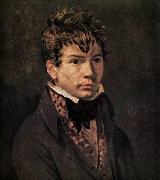 Jacques-Louis  David Portrait of Ingres Spain oil painting artist